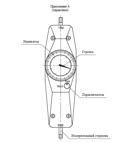 Динамометр аналоговый пружинный ДМ-500