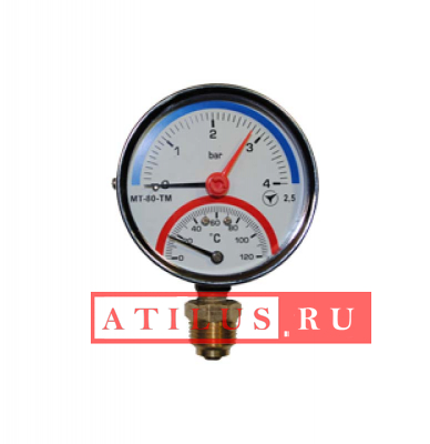 Термоманометры (радиальные) МТ-80ТМ-Р фото 1